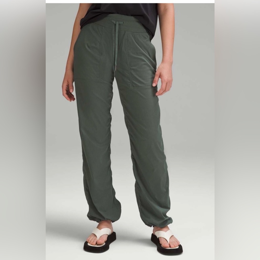 lululemon athletica Olive Green Drawstring Lightweight Pants